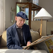 Otto Kapfinger im Café Prückel, 2023