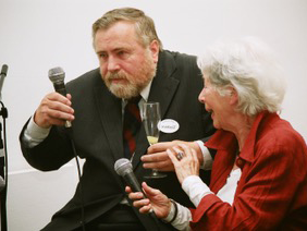 Friedrich Kurrent bei der 40 Jahr Feier der ÖGFA, neben ihm Traudl Windbrechtinger