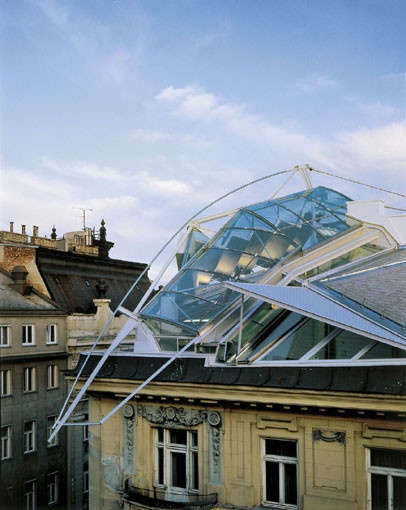 Coop Himmelb(l)au: Dachausbau Falkestrasse, Wien 1, 1983 - 1988