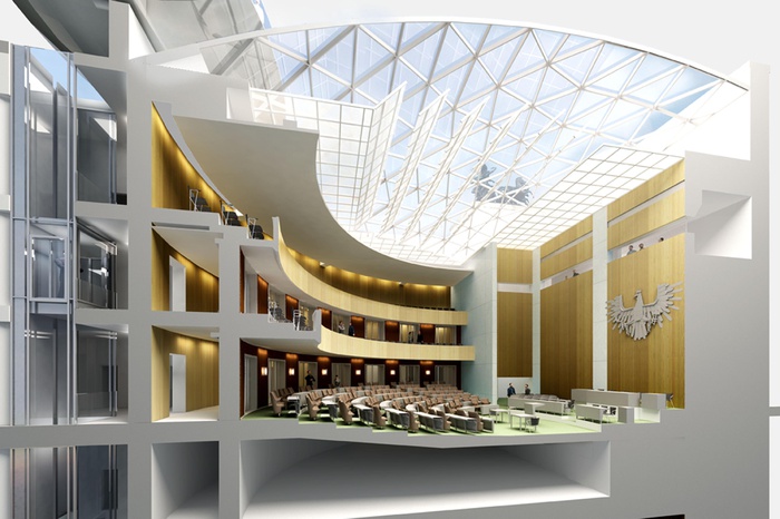 Wettbewerb Nationalratssaal des österreichischen Parlaments 2008