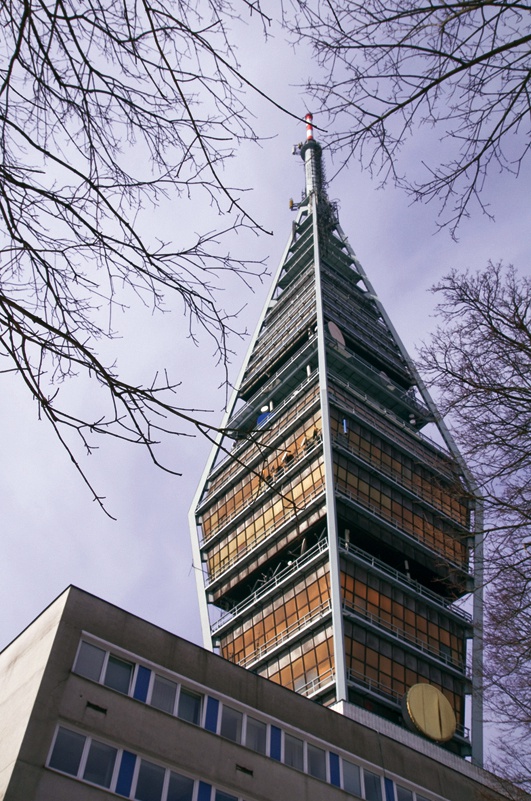 Jakub Tomašák, Juraj Kozák, Stanislav Májek: Television transmission tower Kamzík, 1975