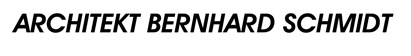 Logo Architekt Bernhard Schmidt