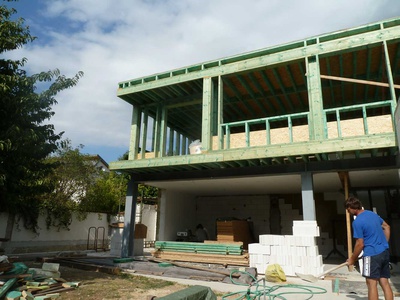 Haus K. Wolkersdorf, Aufstockung