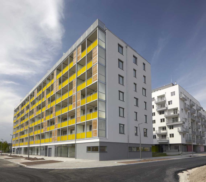 Wohnbau Leystraße- Loggienzone