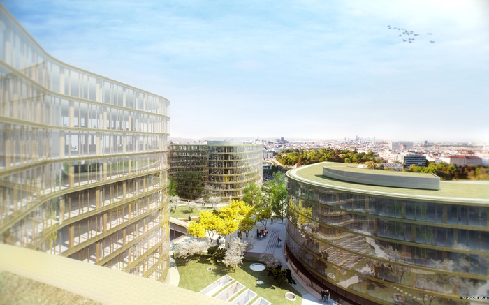 Bürogebäude Erste Campus, Henke Schreieck Architekten