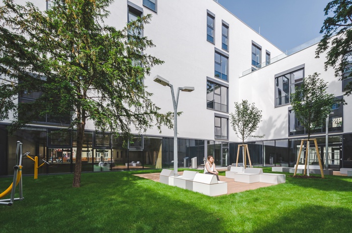 Berufsschule Embelgasse | Ansicht Innenhof