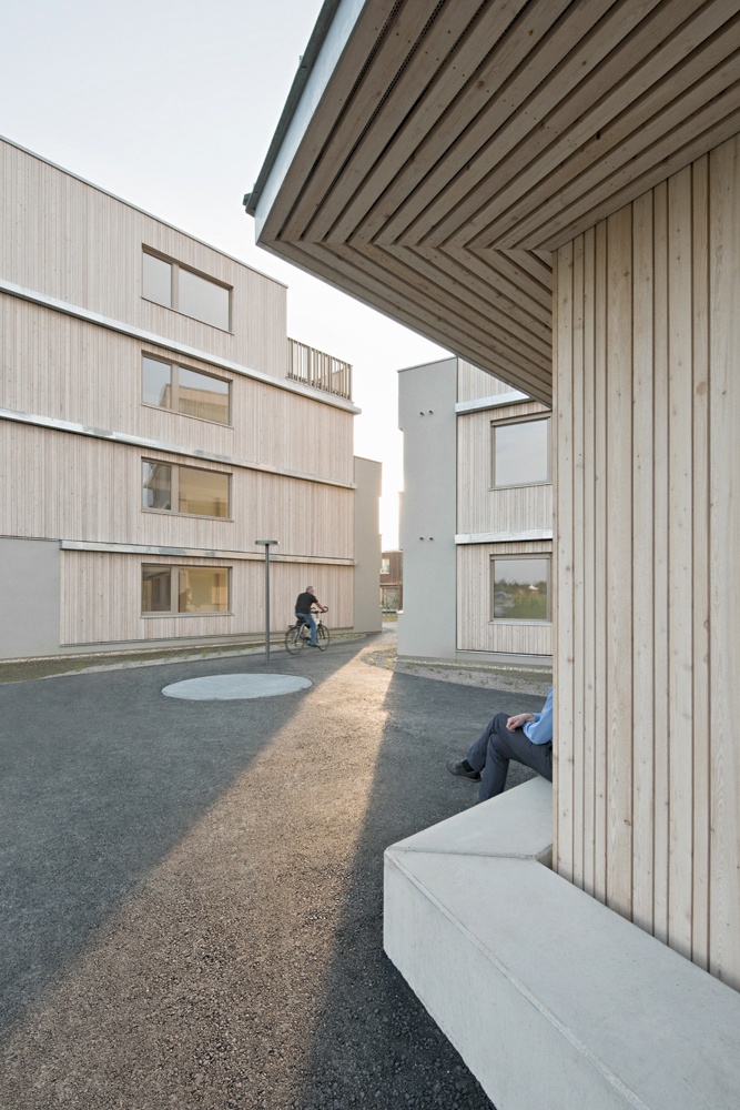 wohnen im seefeld, Bauteil Huhs