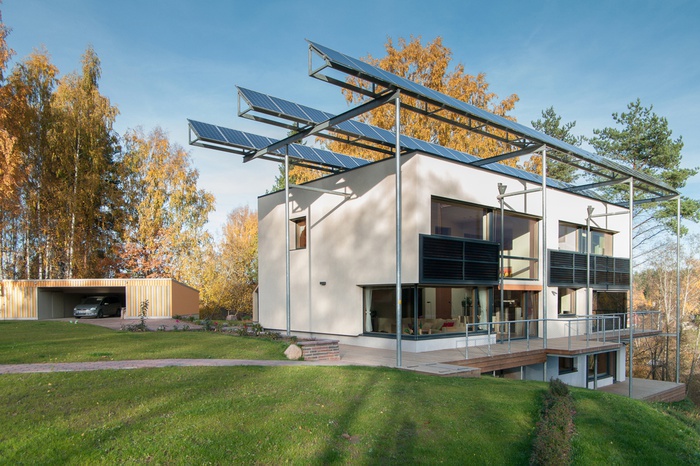 Netto-Null-Energie-Gebäude in Estland