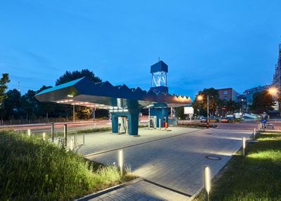 Der Tower of Power in Wien Brigittenau ist eine öffentlich zugängliche Tankstelle für Elektrofahrzeuge und wird von Wien Energie betrieben.