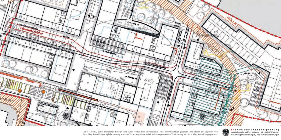 Nachnutzung Landesklinikum Wiener Neustadt. 1.Preis – © Susan Kraupp Nachnutzung Landesklinikum Wiener Neustadt. 1.Preis