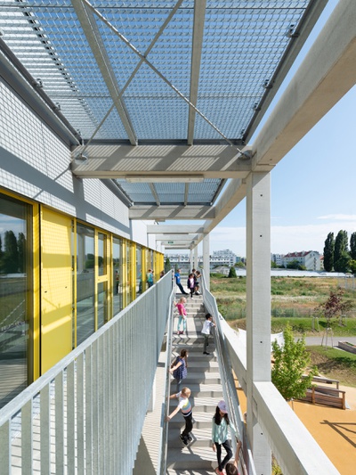 Bildungscampus+ Friedrich Fexer, Attemsgasse - Querkraft – © Lukas Schaller Bildungscampus+ Friedrich Fexer, Attemsgasse - Querkraft