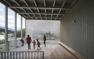 Volksschule Bütze Wolfurt, Veranda