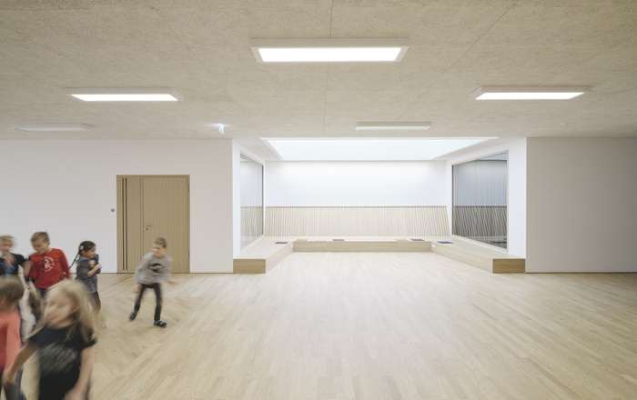 Volksschule Bütze Wolfurt, Lern- und Ruhezonen mit Oberlicht