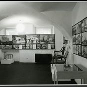 Ausstellung "Josef Frank", 18.12.1965–29.06.1966 im ÖGFA-Vereinslokal in der Blutgasse 3, Wien I (Ausstellung: arbeitsgruppe 4, Friedrich Kurrent/Johannes Spalt) – Ausstellung "Josef Frank", 18.12.1965–29.06.1966