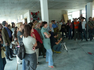 Bauvisite 111: Lainer + Partner / Baustellenbesichtigung Dachausbau Nibelungengasse