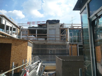 Bauvisite 111: Lainer + Partner / Baustellenbesichtigung Dachausbau Nibelungengasse