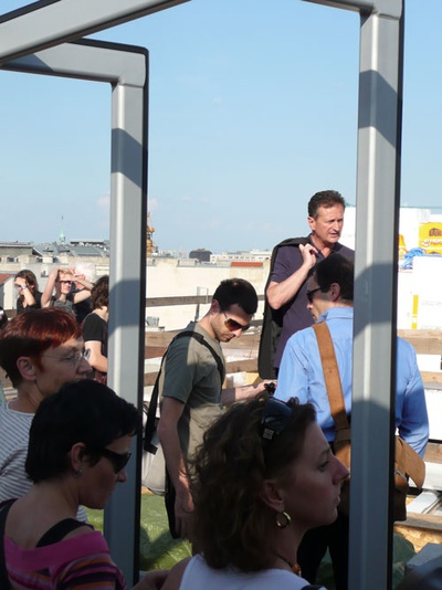 Bauvisite 111: Lainer + Partner / Baustellenbesichtigung Dachausbau Nibelungengasse