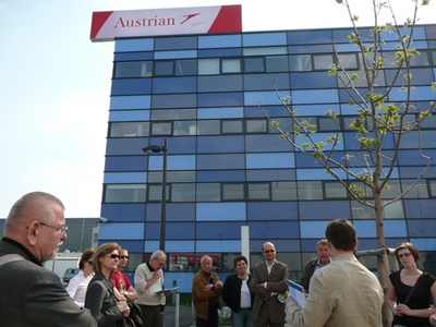 Bauvisite 132: BWM Architekten und Partner mit syntax architektur / Austrian Airlines Trainingscenter