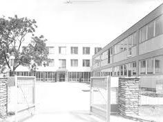 Haupteingang, historische Aufnahme