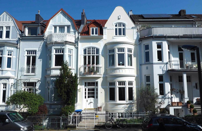 Blockrand in Bremen - Straßenseite