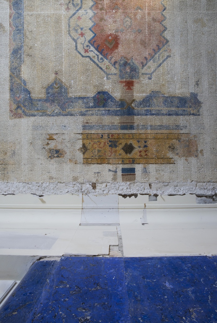 Sanierung Deckenteppich Stuck (