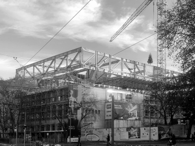 Das Wien Museum am Karlsplatz - Bauzustand Dezember 2021