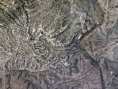 Yates Oilfield, West Texas - NASA Earth Observatory