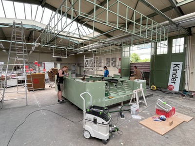 Bauphase Carla Mittersteig - Textilkassa