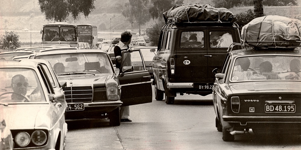 Ausstellung „Gastarbajteri. 40 Jahre Arbeitsmigration“ (Initiative Minderheiten/Wien Museum, 2004). Aus der Station „Gastarbeiterroute“ von Peter Payer. Mit freundlicher Genehmigung der Initiative Minderheiten