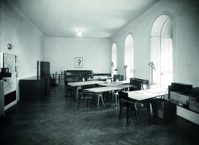 Alfons Hetmanek, Franz Kaym. Atelier Gottfried-Keller-Gasse 13, um 1940. Az W, Sammlung
