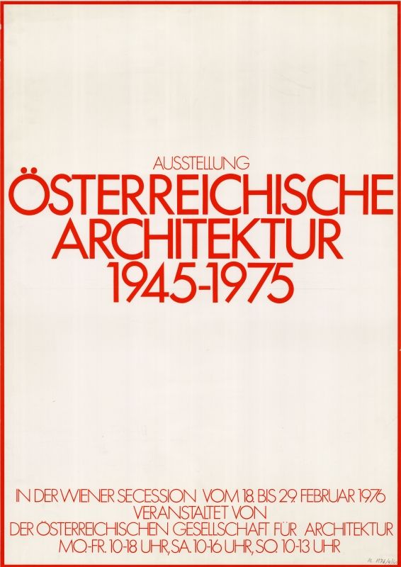 Ausstellungsplakat