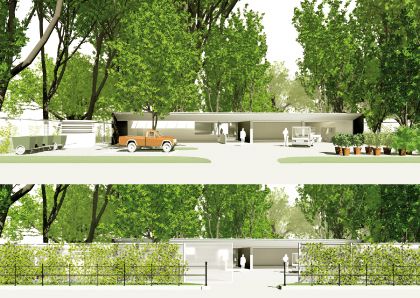 Wettbewerb Gärtnerunterkunft Rathauspark in Wien 2009