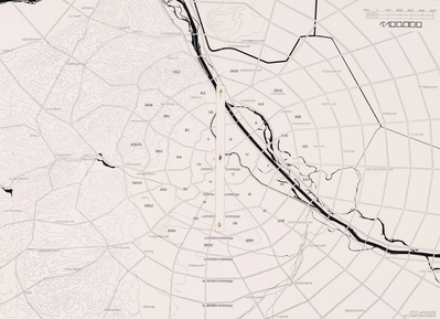 Otto Wagner, Wien als Beispiel einer Großstadt-Regulierung, durch Zonen und Radialstraßen in Bezirke geteilt