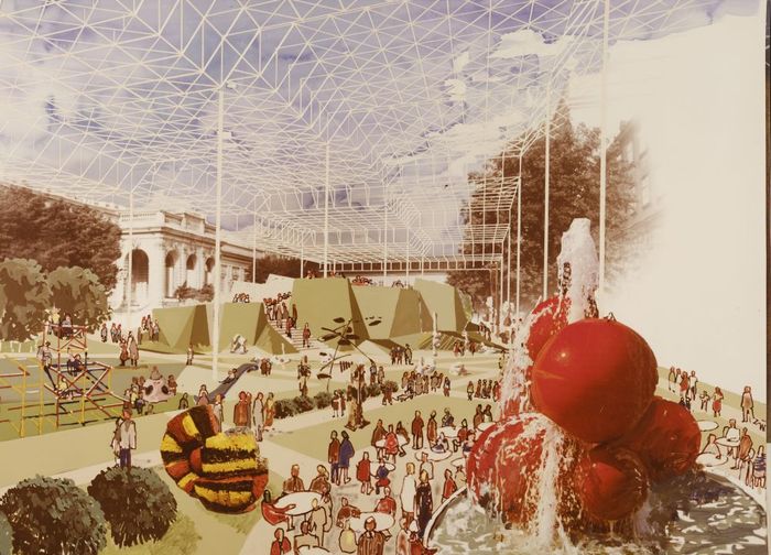 Peter Czernin, Harry Gluck, Projekt zur Neunutzung des Messepalastes, 1980