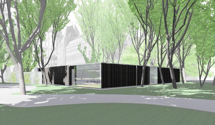 Wettbewerb Gärtnerunterkunft Rathauspark in Wien 2009