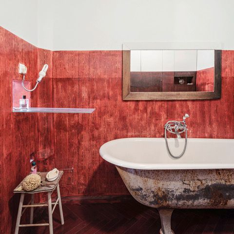 Badezimmer, Wohnung Heinz Frank