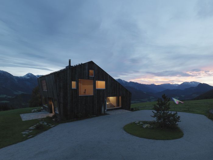 Haus in den Alpen