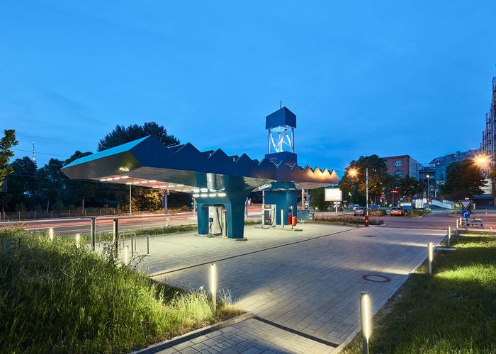 Der Tower of Power in Wien Brigittenau ist eine öffentlich zugängliche Tankstelle für Elektrofahrzeuge und wird von Wien Energie betrieben.