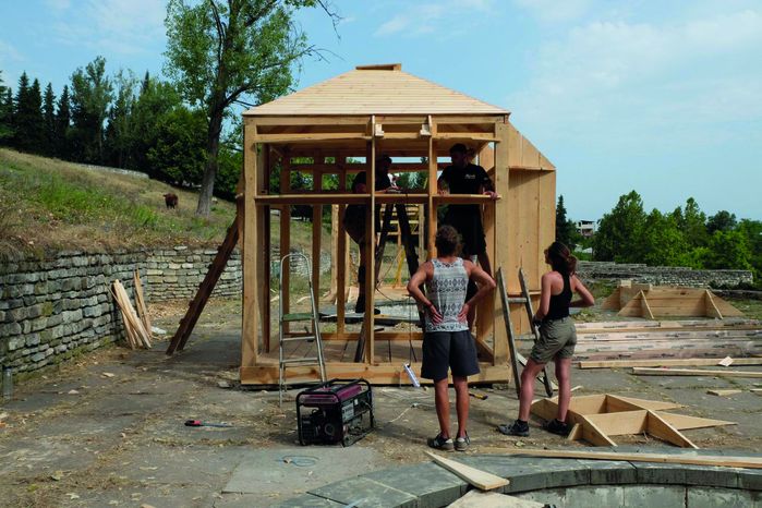 „Kioski“ von Giorgi Kharitonashvili, Gurdzhaani, Georgien