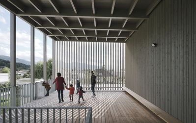 Volksschule Bütze Wolfurt, Veranda