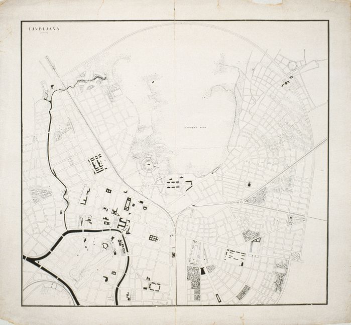 Urban Plan Ljubljana, 1928