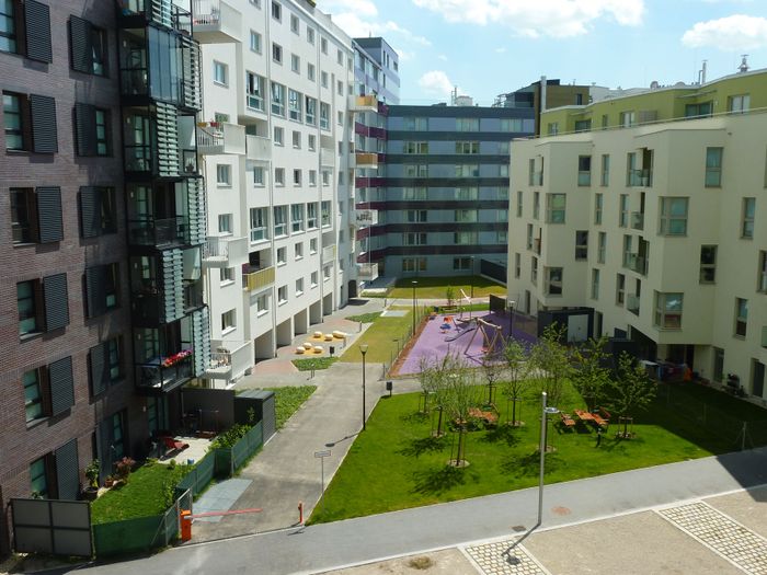 Sonnwendviertel, Innenhof